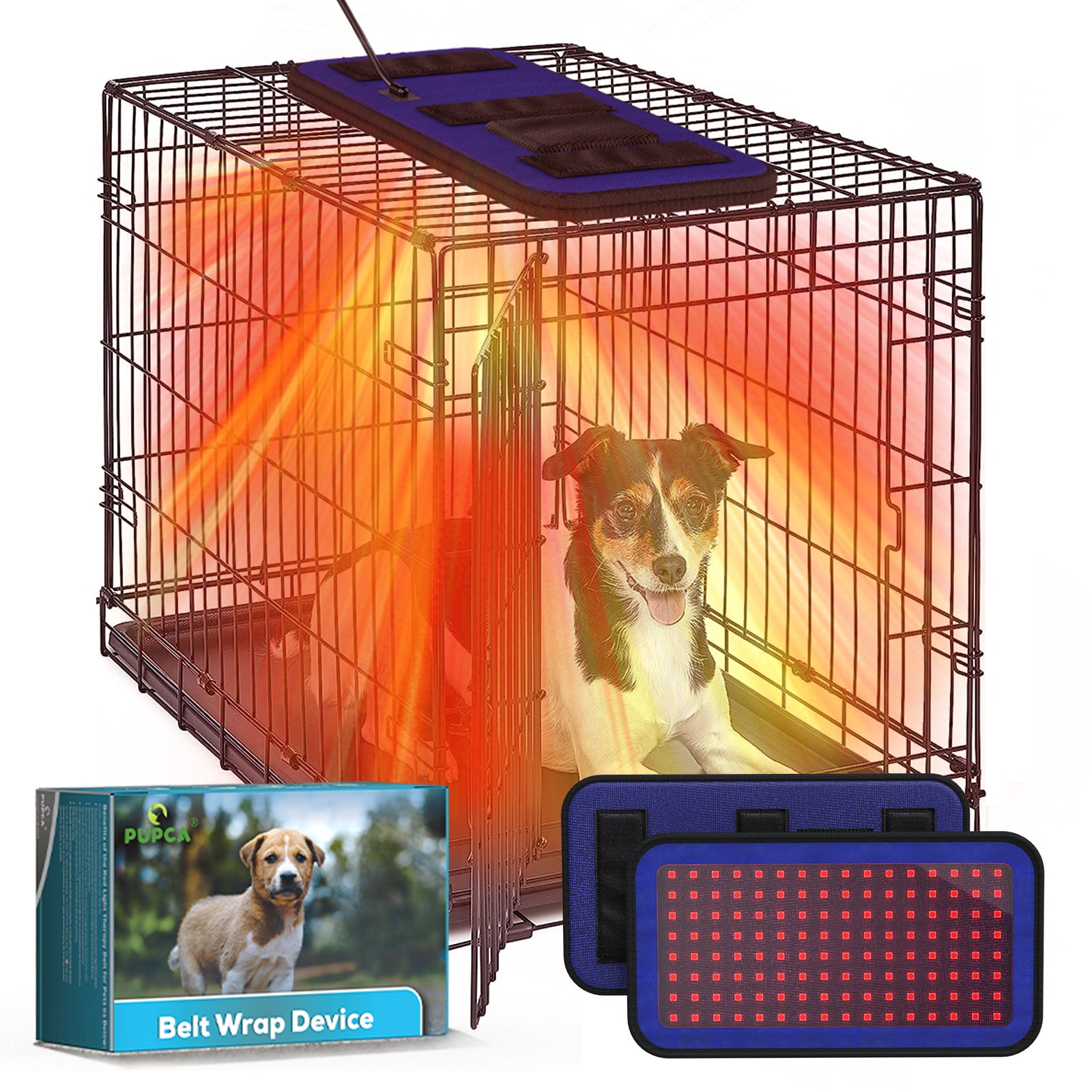 PUPCA Cold Laser Therapy Device for Dogs,Infrared Light Therapy for Pets,Red Light Therapy Belt for Joint and Muscle Pain Relief,Suitable for Dogs,Cats,Horse